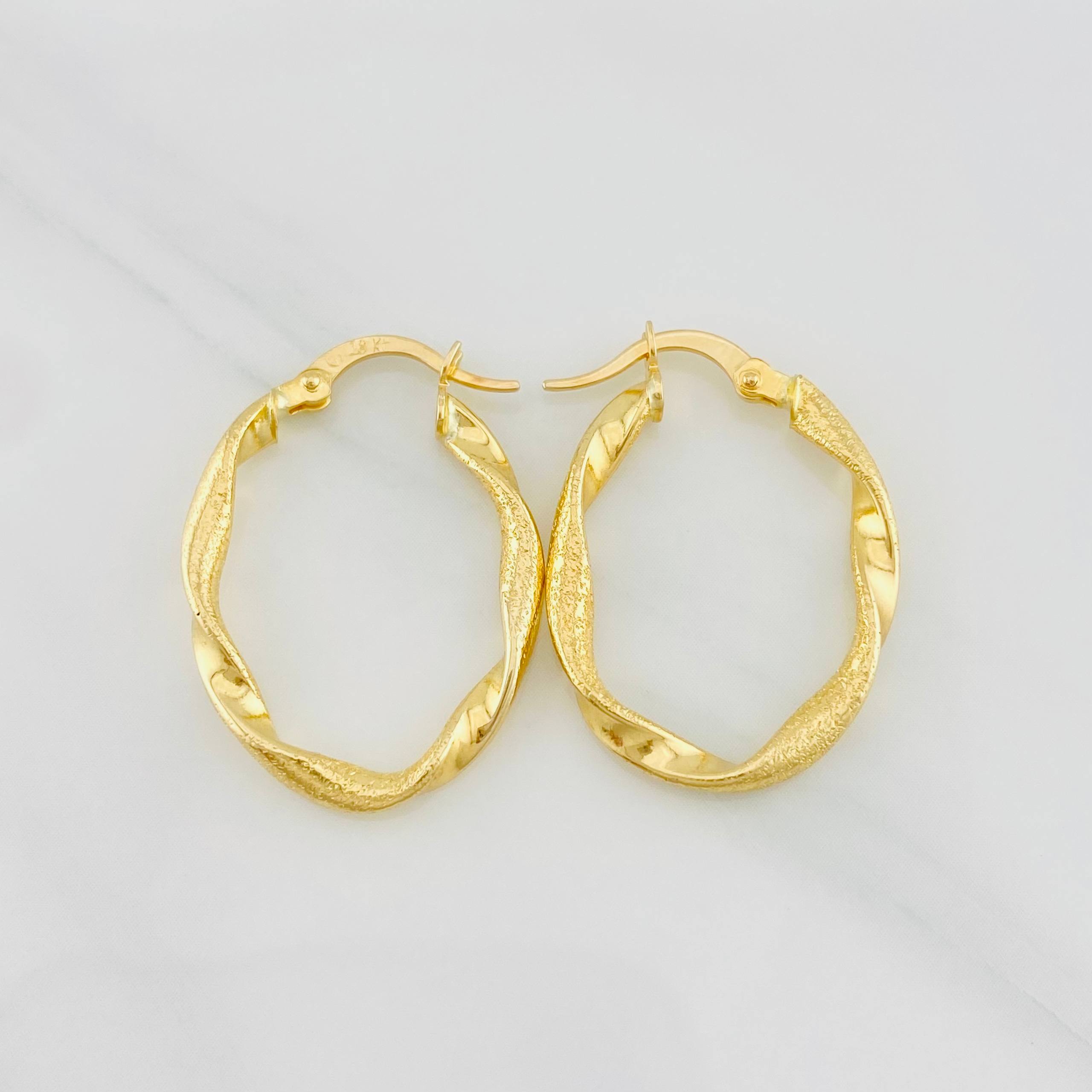 Candongas Judi 1.75g / 2.6cm Oro Amarillo 18K