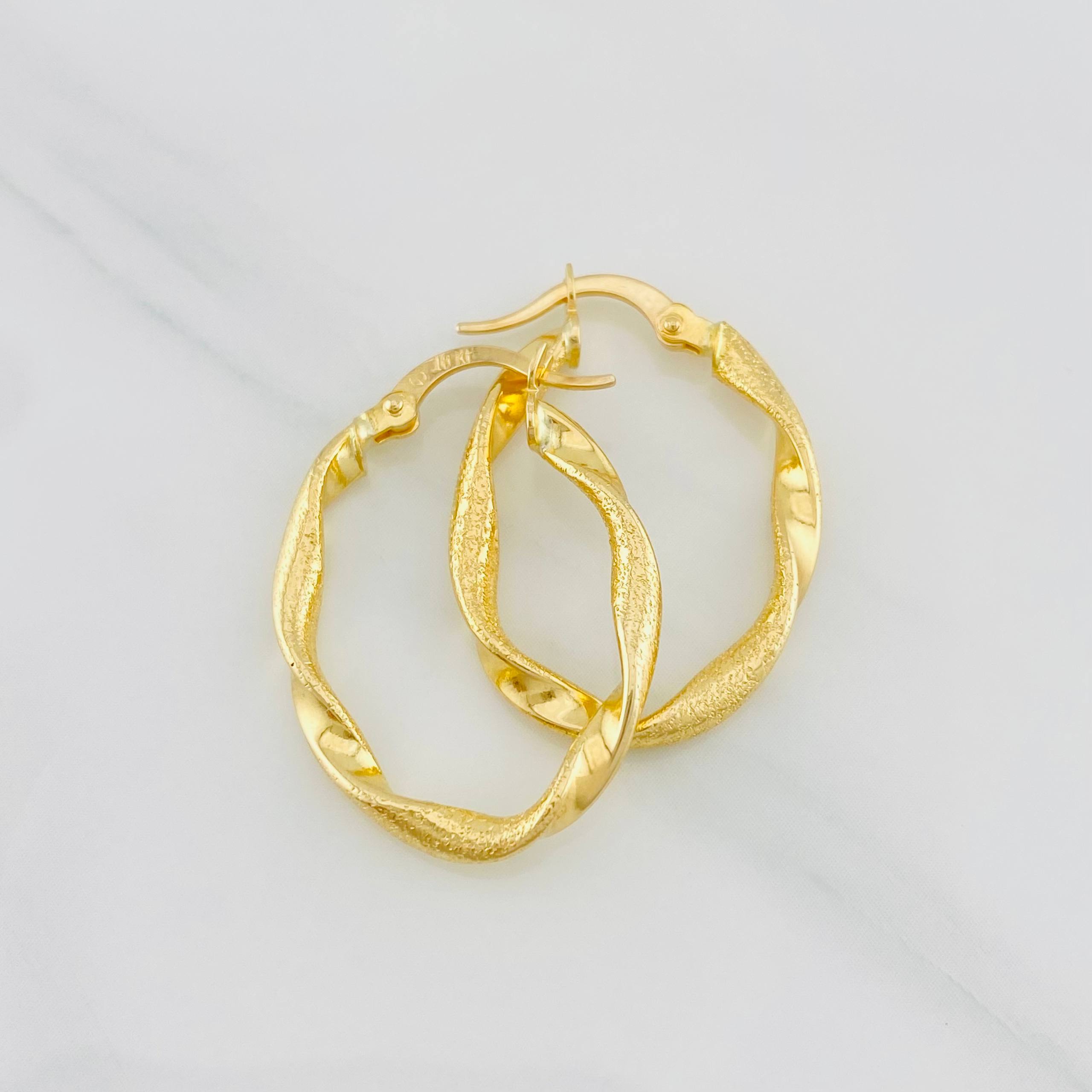 Candongas Judi 1.75g / 2.6cm Oro Amarillo 18K