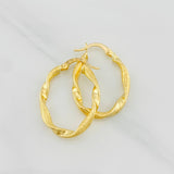 Candongas Judi 1.8g / 2.6cm Oro Amarillo 18K