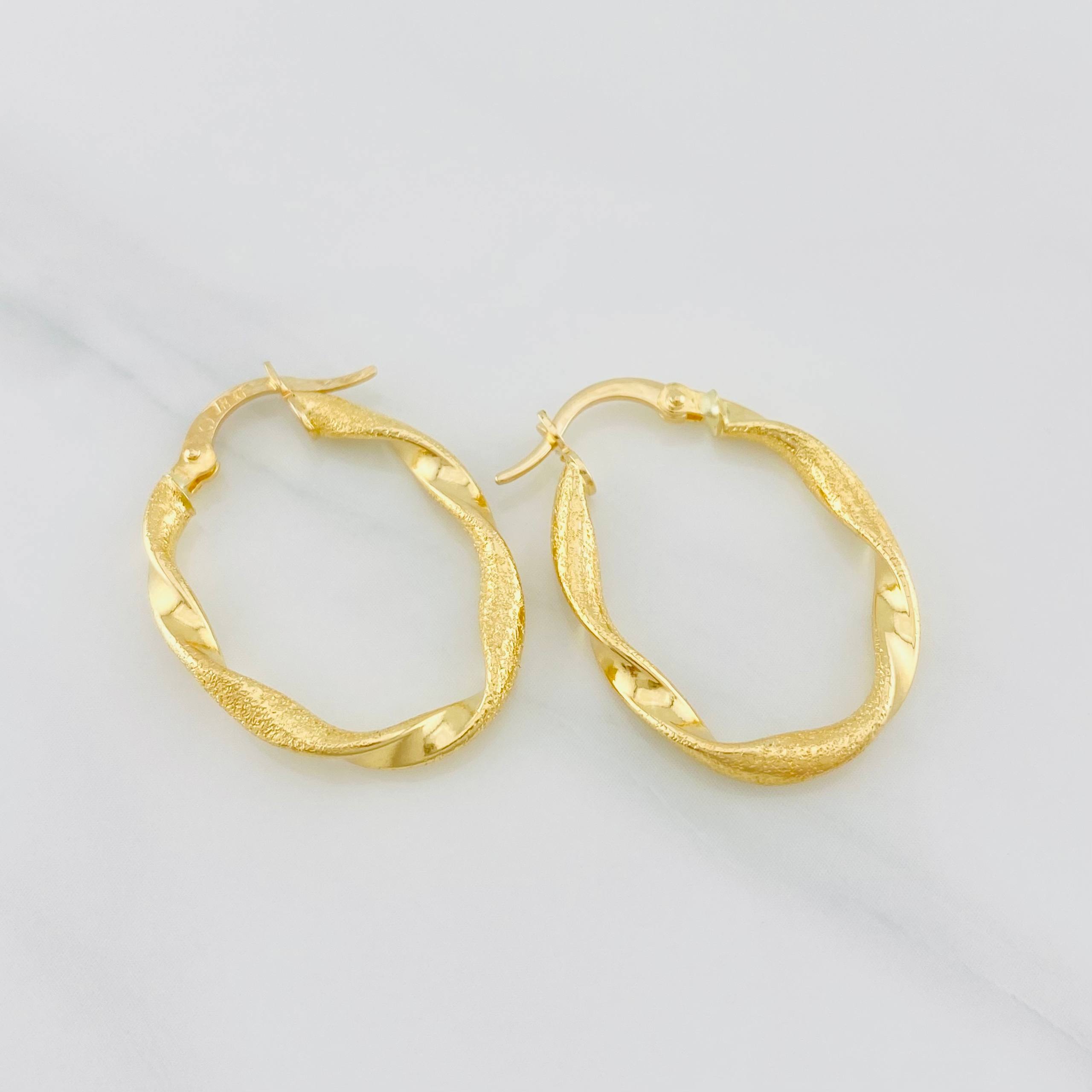 Candongas Judi 1.8g / 2.6cm Oro Amarillo 18K