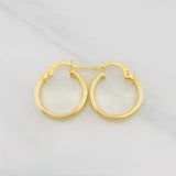 Candongas Miku Rayada 1.6g / 1.7cm Oro Amarillo 18K