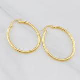 Candongas Lucero Ovaladas 1.95g / 3.6cm Oro Amarillo 18K