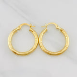 Candongas Lucero 2.1g / 2.4cm Oro Amarillo 18K