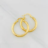 Candongas Lucero 2.1g / 2.4cm Oro Amarillo 18K