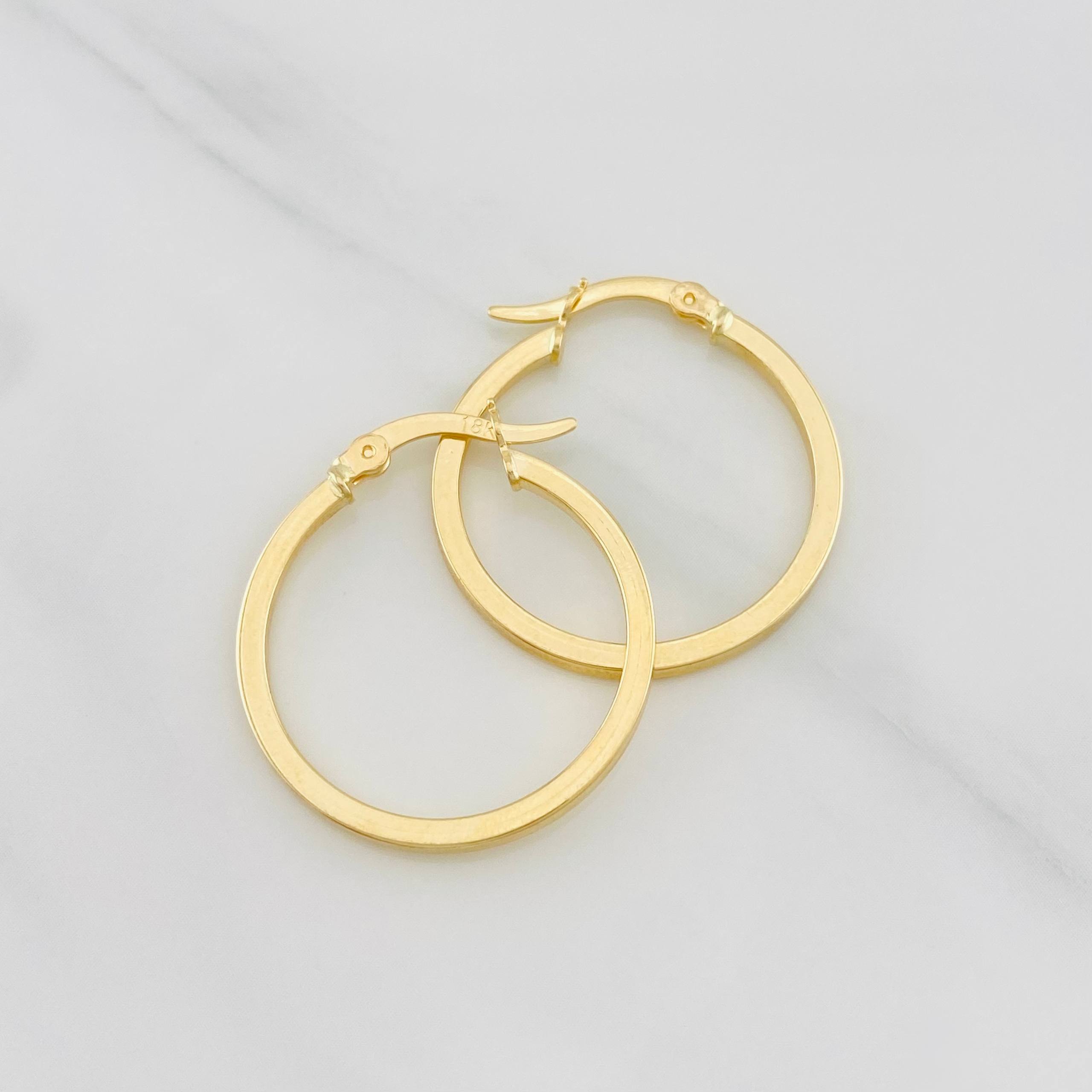 Candongas Miku 2.3g / 2.6cm Oro Amarillo 18K