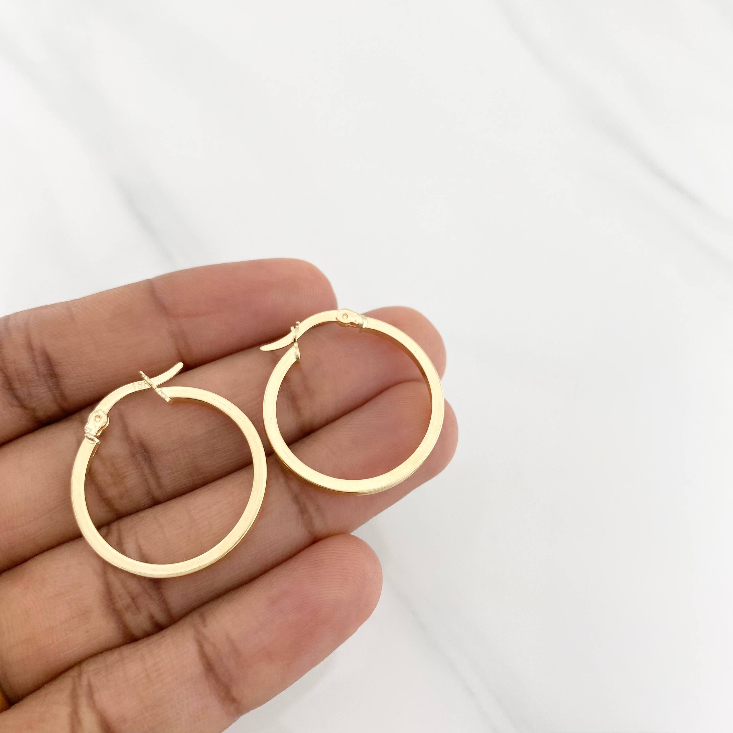 Candongas Miku 2.3g / 2.6cm Oro Amarillo 18K