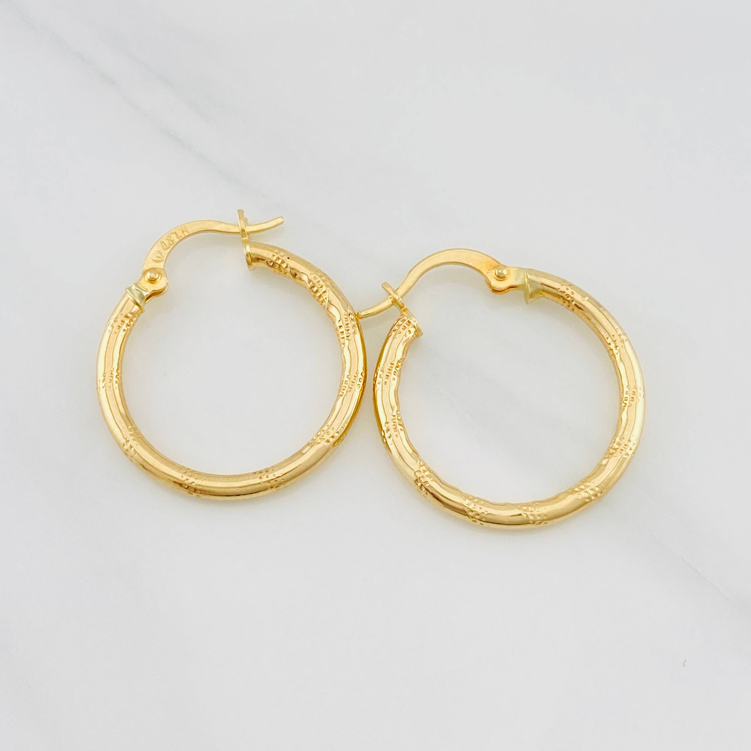 Candongas Melsi 1.5g / 2.3cm Oro Amarillo 18K