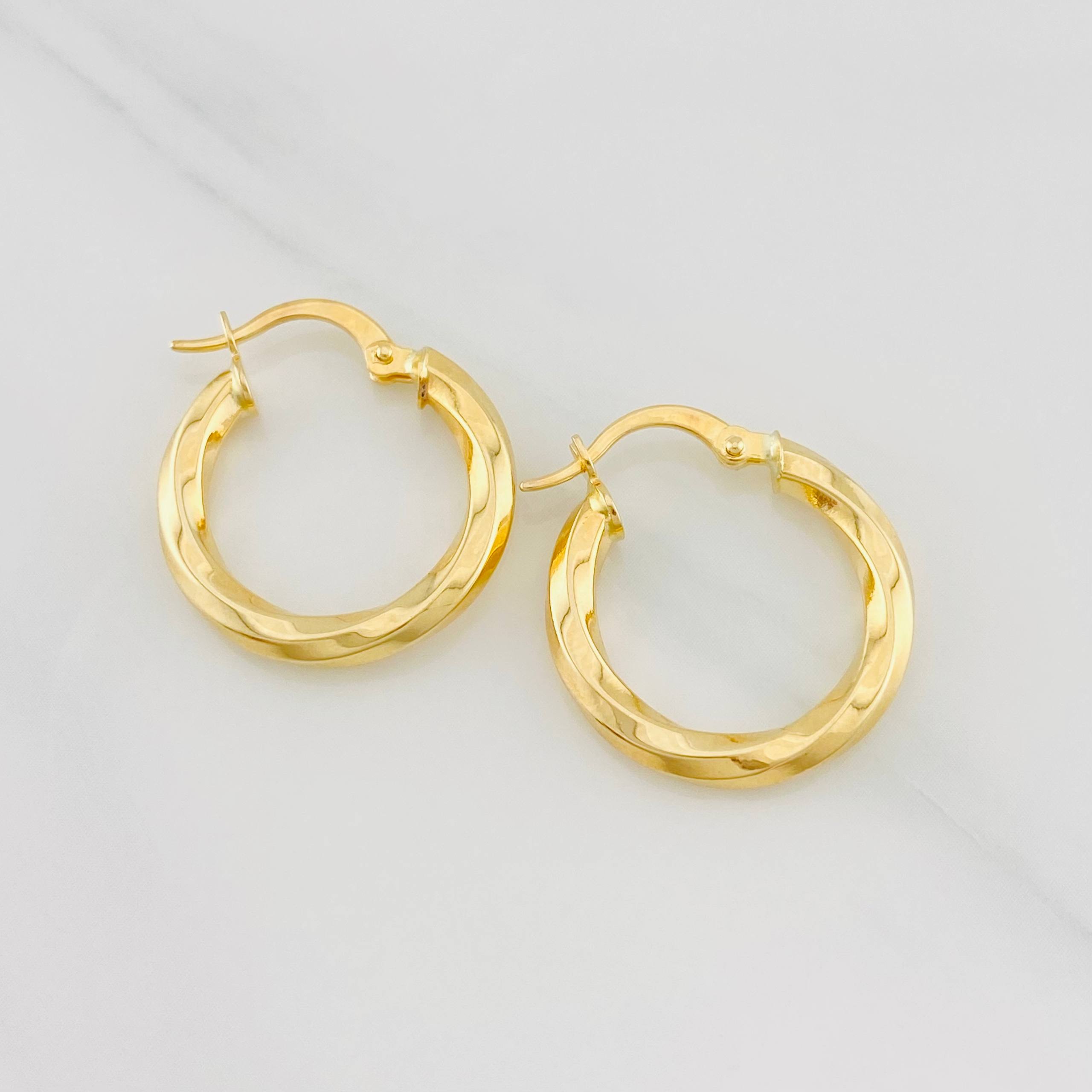 Candongas Kari 2.1g / 2.1cm Oro Amarillo 18K
