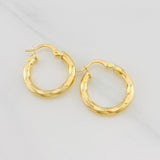 Candongas Kari 2.1g / 2.1cm Oro Amarillo 18K