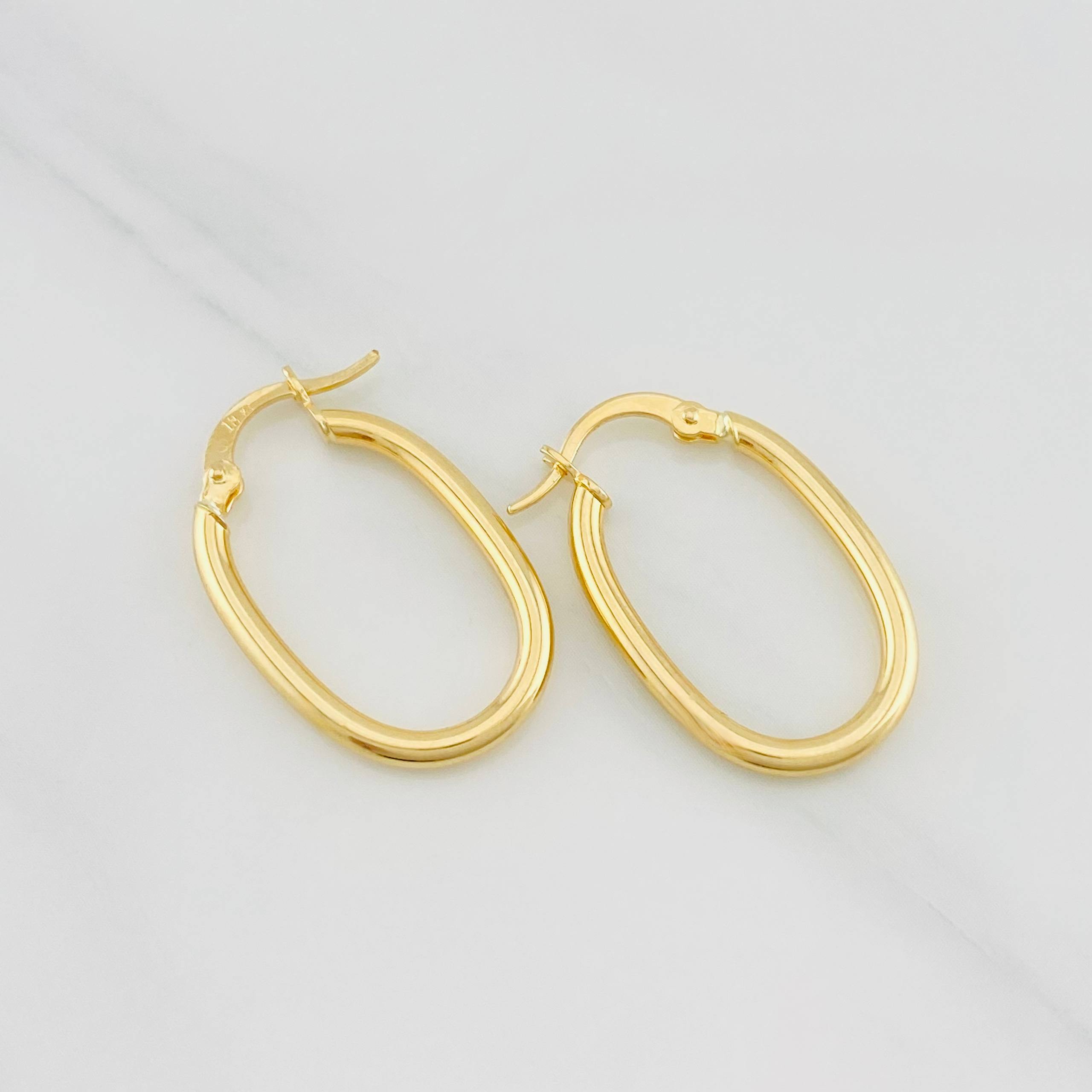 Candongas Mary Lisa 1.5g / 2.5cm Oro Amarillo 18K
