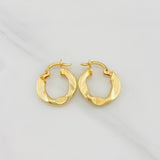 Candongas Triana 1.55g / 1.7cm Oro Amarillo 18K