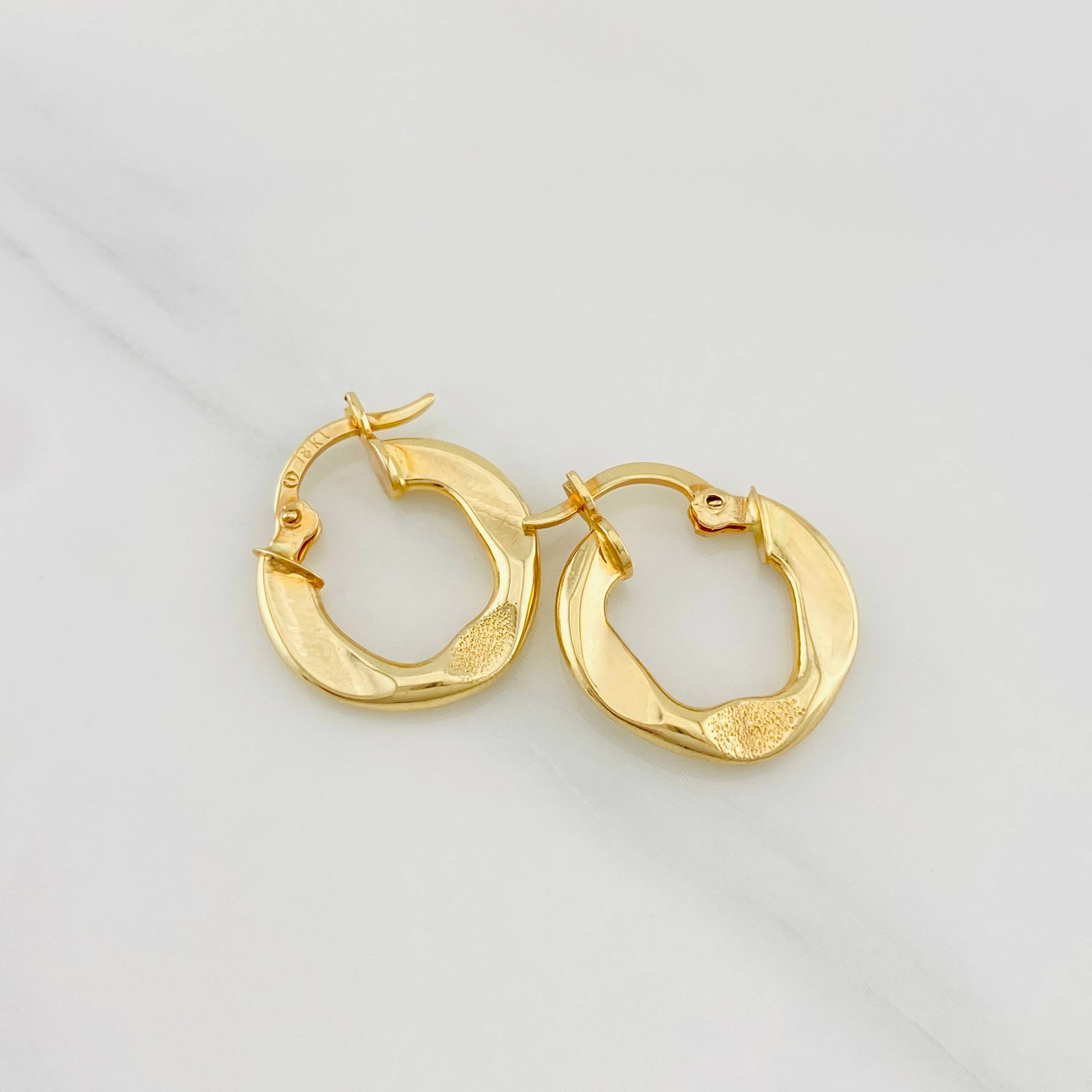 Candongas Triana 1.55g / 1.7cm Oro Amarillo 18K