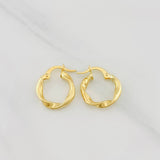 Candongas Asby 1.3g / 1.7cm Oro Amarillo 18K