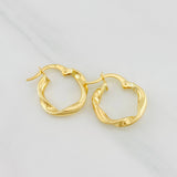 Candongas Asby 1.3g / 1.7cm Oro Amarillo 18K