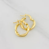 Candongas Asby 1.3g / 1.7cm Oro Amarillo 18K