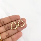 Candongas Asby 1.3g / 1.7cm Oro Amarillo 18K
