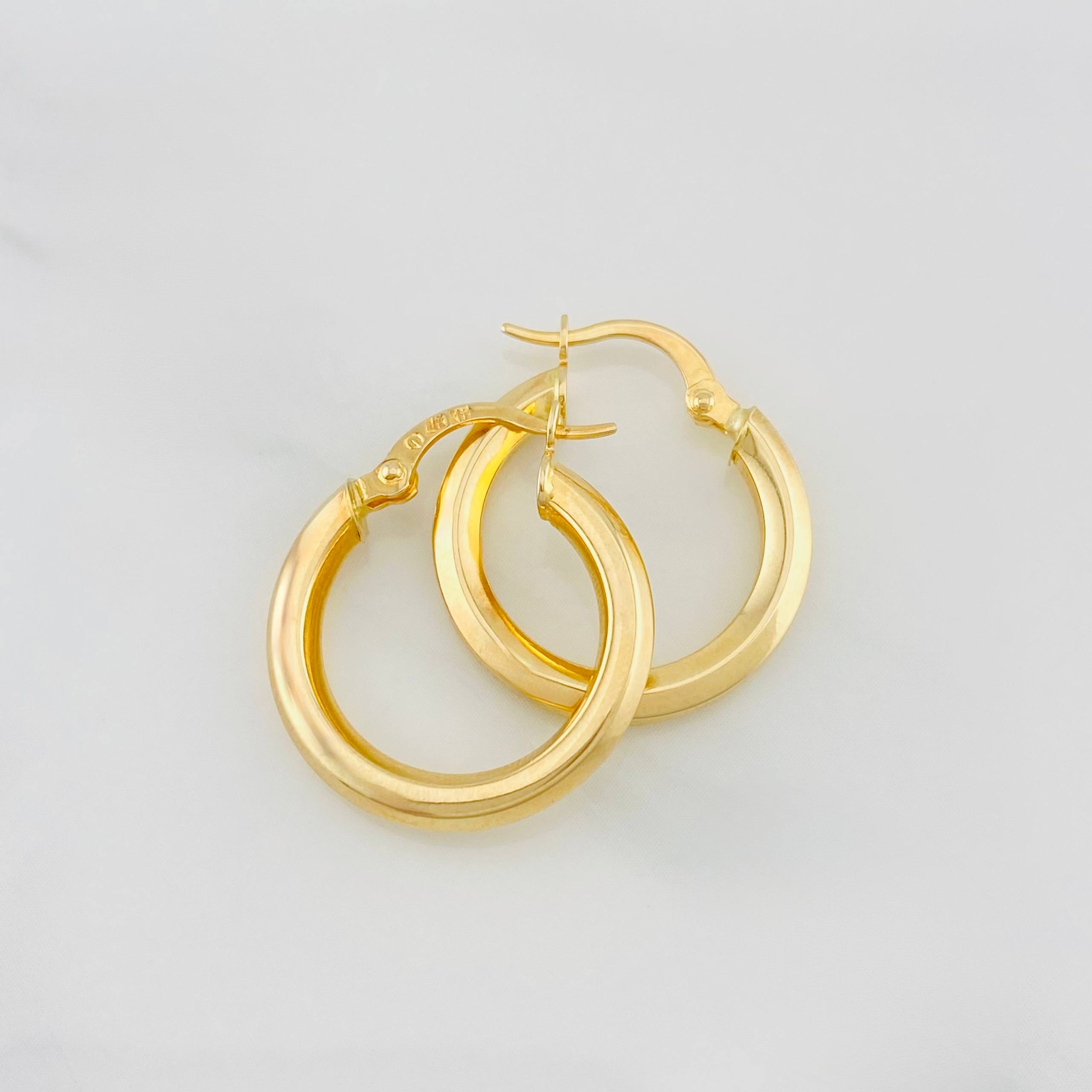 Candongas Jass 2g / 2.2cm Oro Amarillo 18K