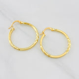Candongas Megan 1.8g / 2.8cm Oro Amarillo 18K