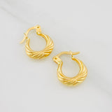 Candongas Bolso 1.2g / 1.5cm Oro Amarillo 18K