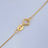 Set Cadena y Dije Veneciana + Cruz 1.65gr / 45.5cm / 0.55mm Oro Amarillo 18K (Oferta) &