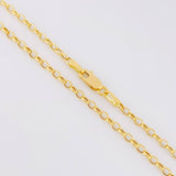 Cadena Rolo 2.4g / 45cm / 2.2mm Oro Amarillo 18K