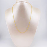 Cadena Rolo 2.4g / 50cm / 2.2mm Oro Amarillo 18K