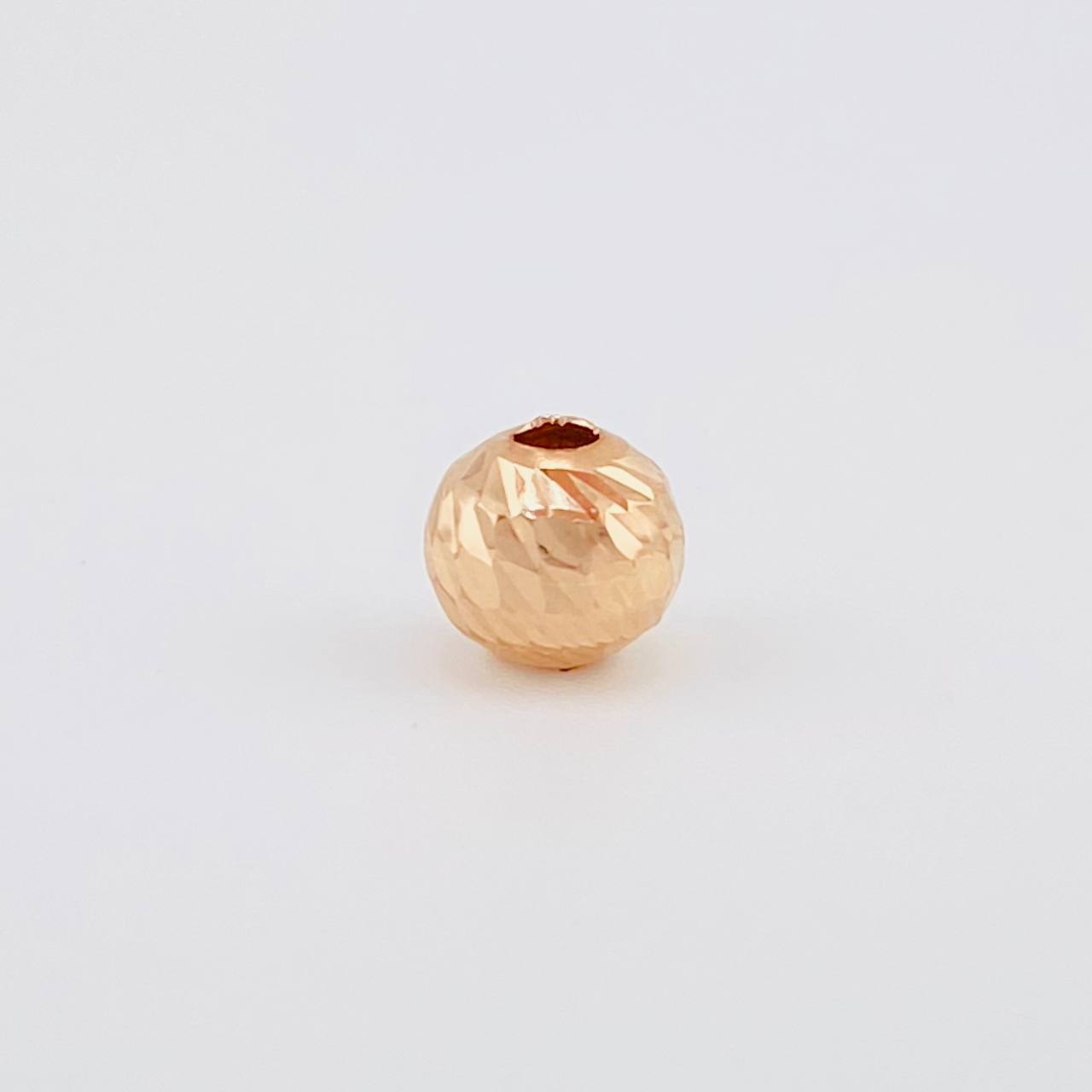 Bola Diamantada 7mm Oro Rosa 18K