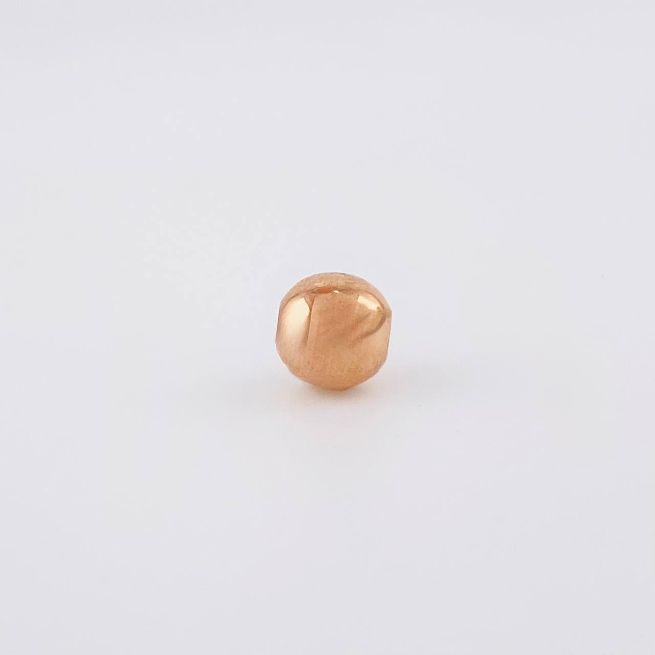 Bola Lisa 7mm Oro Rosa 18K