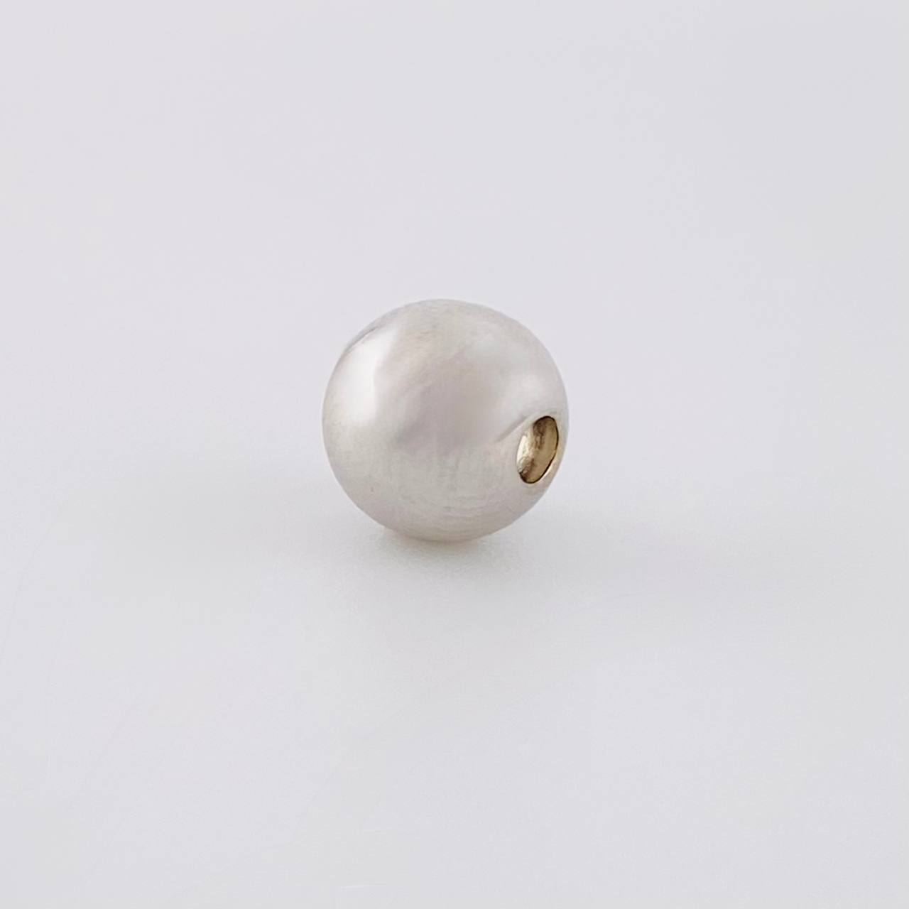 Bola Lisa 7mm Oro Blanco 18K