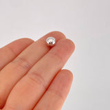 Bola Lisa 7mm Oro Blanco 18K