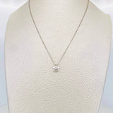 Cadena Flor Diamante 3pts 2.9g / 45cm / 0.65mm Oro Blanco 18K