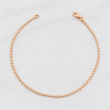Pulso Militar 2.45g / 17.5cm / 1.7mm Oro Rosa 18K
