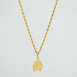 Set Cadena Lazo + Dije Herradura Caballo / 1.7gr / 60.1 cm Oro Amarillo 18K