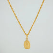 Set Cadena Lazo + Dije Virgen Guadalupe / 1.5gr / 49.5 cm Oro Amarillo 18K
