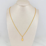 Set Cadena Lazo + Dije Virgen Guadalupe / 1.5gr / 49.5 cm Oro Amarillo 18K