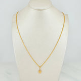 Set Cadena Lazo + Dije Estrella / 1.3gr / 49.9 cm Oro Amarillo 18K