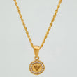 Set Cadena Lazo + Dije Emporio / 1.65gr / 50 cm Oro Amarillo 18K