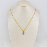 Set Cadena Lazo + Dije Emporio / 1.65gr / 50 cm Oro Amarillo 18K