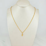 Set Cadena Lazo + Dije Media Luna / 1.35gr / 50.1 cm Oro Amarillo 18K