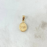 Dije Espíritu Santo 0.45gr / 1.8cm / Paloma Oro Amarillo