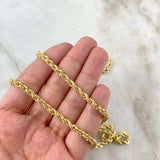 Cadena Lazo 11.05gr / 60cm / 4mm Oro Amarillo +3