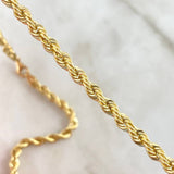 Cadena Lazo 11.05gr / 60cm / 4mm Oro Amarillo +3