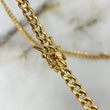 Cadena Cubana 17.15gr / 65cm / 4.9mm Oro Amarillo +0