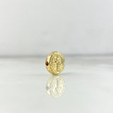 Herraje San Benito 0.35gr / 8.2mm Tambor Oro Amarillo 18K *