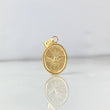 Dije Espíritu Santo 0.95gr / 2.4cm / Paloma Oro Amarillo