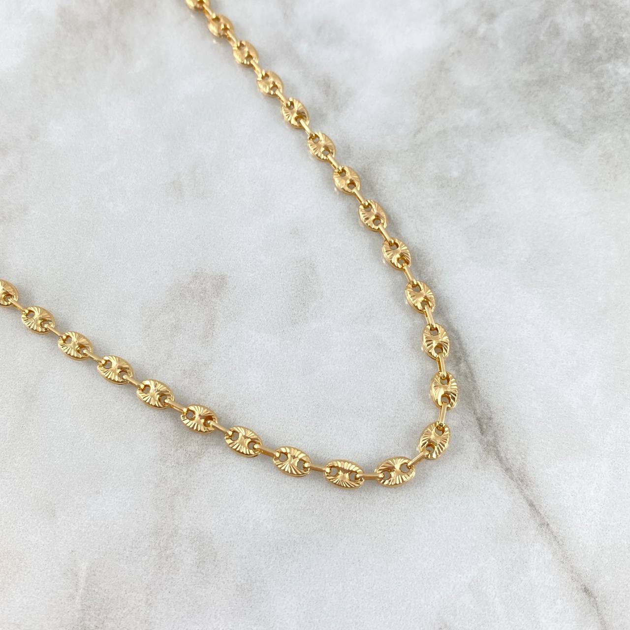 Cadena GC 13.7gr / 65cm / 4.9mm Diamantada Oro Amarillo 18K