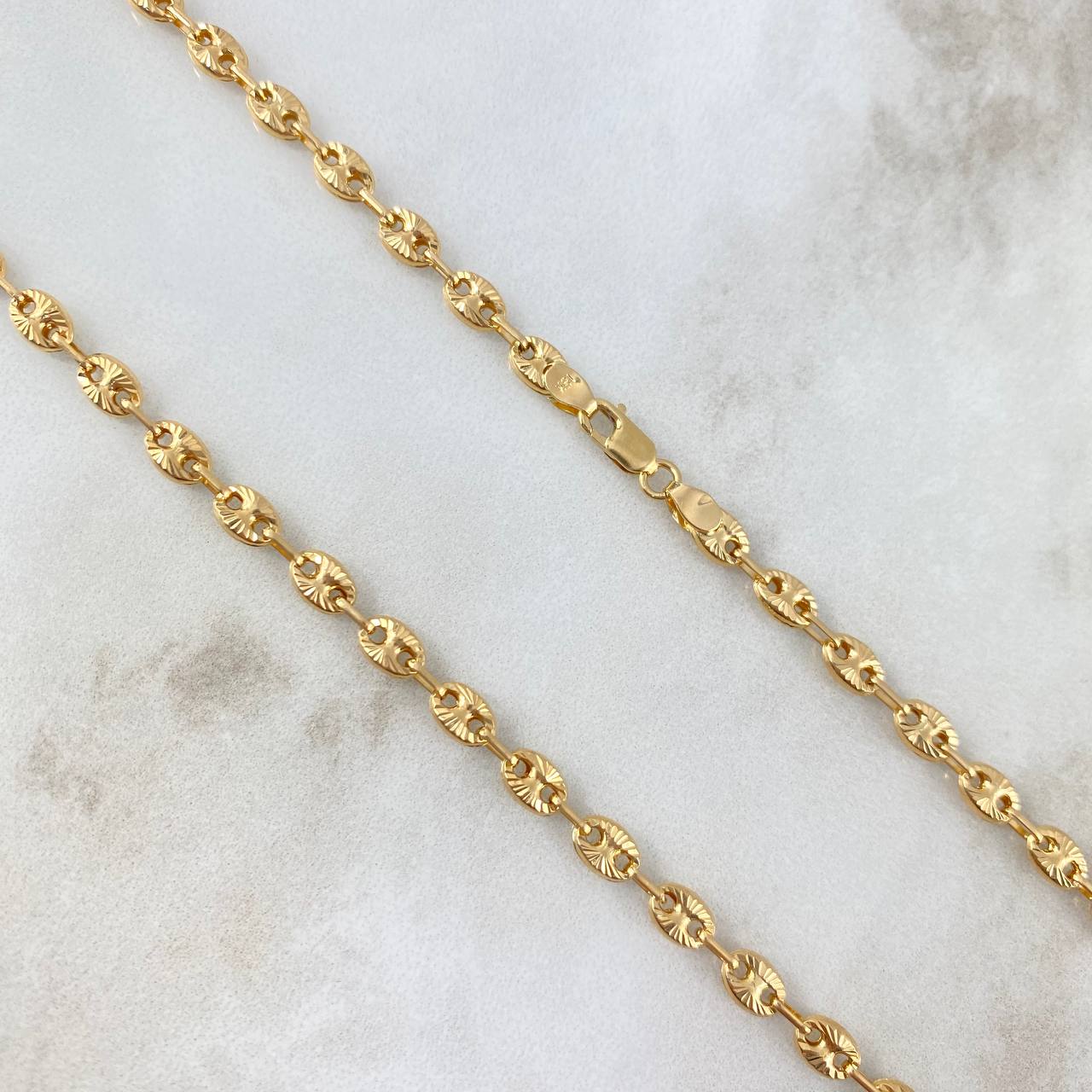 Cadena GC 13.7gr / 65cm / 4.9mm Diamantada Oro Amarillo 18K