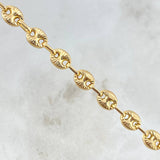 Pulso GC 4.15gr / 21cm / 4mm Diamantada Oro Amarillo
