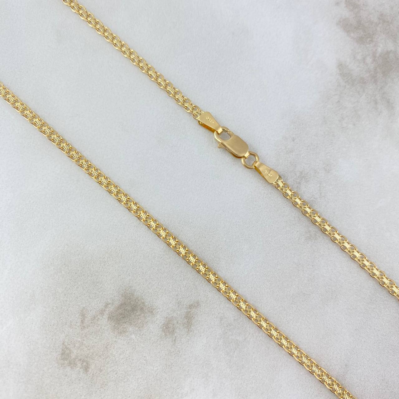 Cadena China 7gr / 50cm / 2.5mm Oro Amarillo +0 *