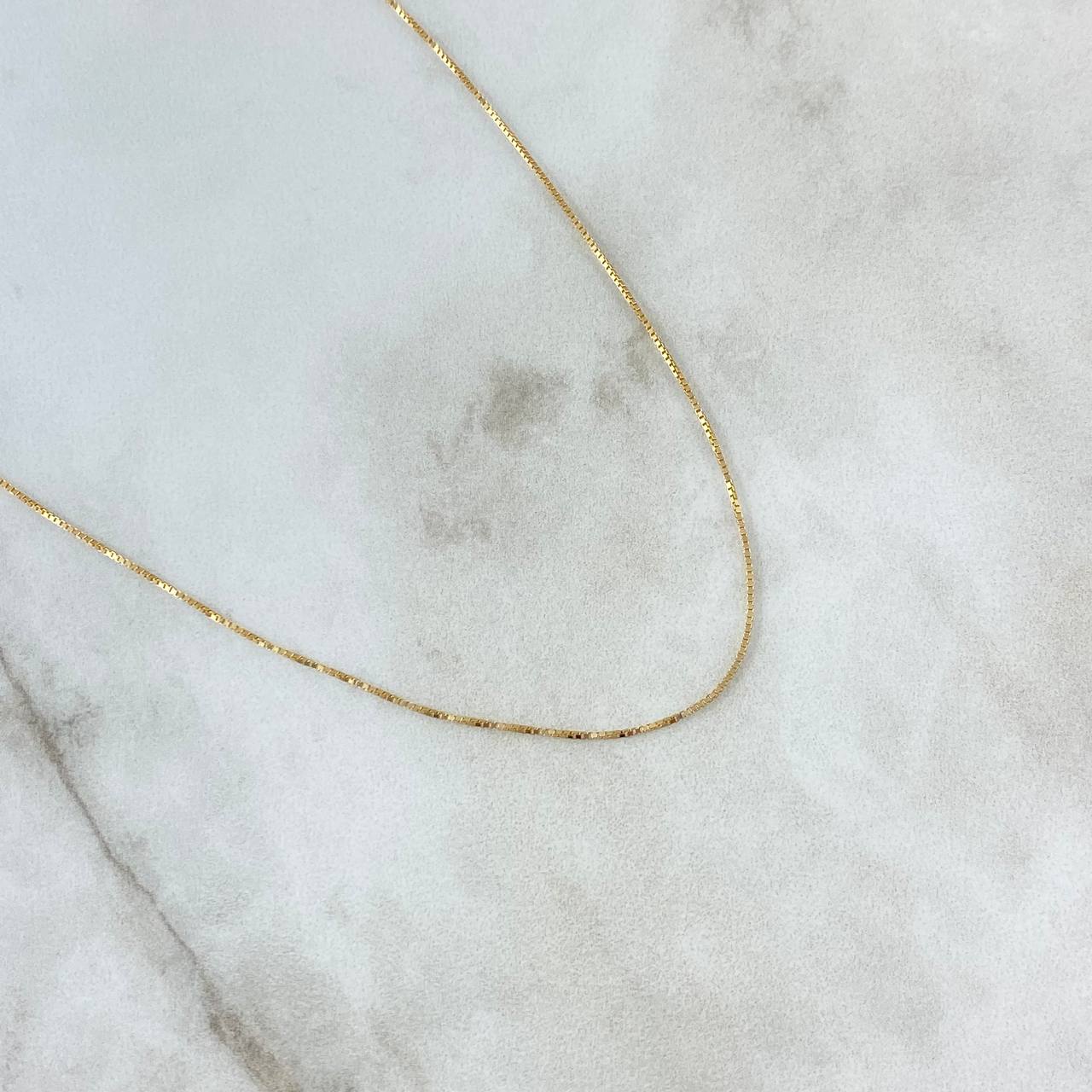 Cadena Veneciana 1.55gr / 40cm / 1mm Oro Amarillo +3